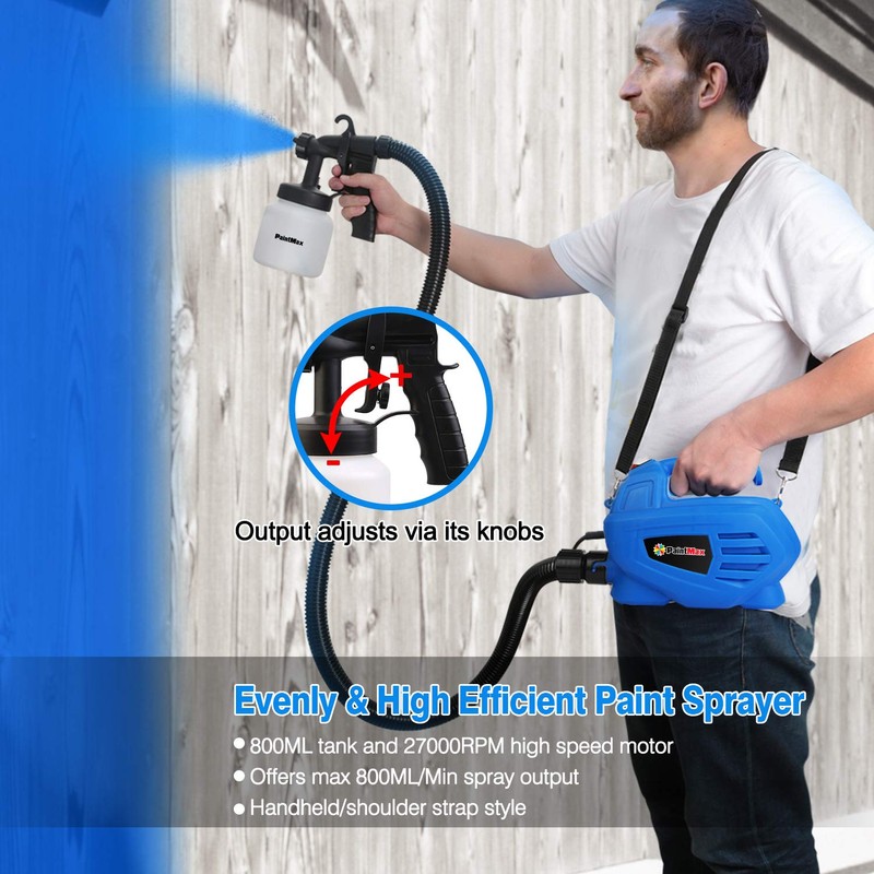 Moclever® HVLP Electric Paint Sprayer – 800ml/min High Power Spray