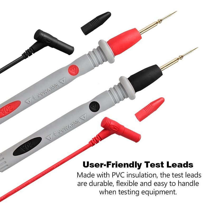 1000V 20A Multimeter Test Leads Probes Banana Plug, 2set Digital