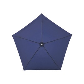 AMVEL A1551 Pentagon72 Folding Umbrella, World's Lightest 2.5 oz (72 g), Compact Storage, 1.4 x 8.3 inches (3.5 x 21 cm), Carbon Ribs, For Both Sunny and Rainy Weather, Wind Resistant, Rain Umbrella