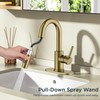 FORIOUS Brushed Gold Bathroom Faucets for Sink 3 or 1