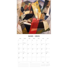 Red Robin 2025 Albert Gleizes Monthly Wall Calendar | 12" x 24" Open | Premium Thick & Sturdy Paper | Hangable 12 Month Calendar | Plastic Free | 4 Month Transition Page for 2024