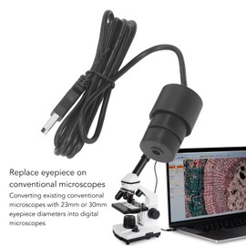 Microscope Electronic Eyepiece, Electronic Eyepiece 2MP Digital USB Microscope Camera Imager for Science Education Classroom Digital Electronic Eyepiece Electronic Eyepiece