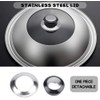 DreamAug 2-Pack Universal Pot Lid Handles – Heat-Resistant Bakelite &