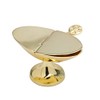NKlaus 7597 Ship with Spoon Incense Storage Container Gold