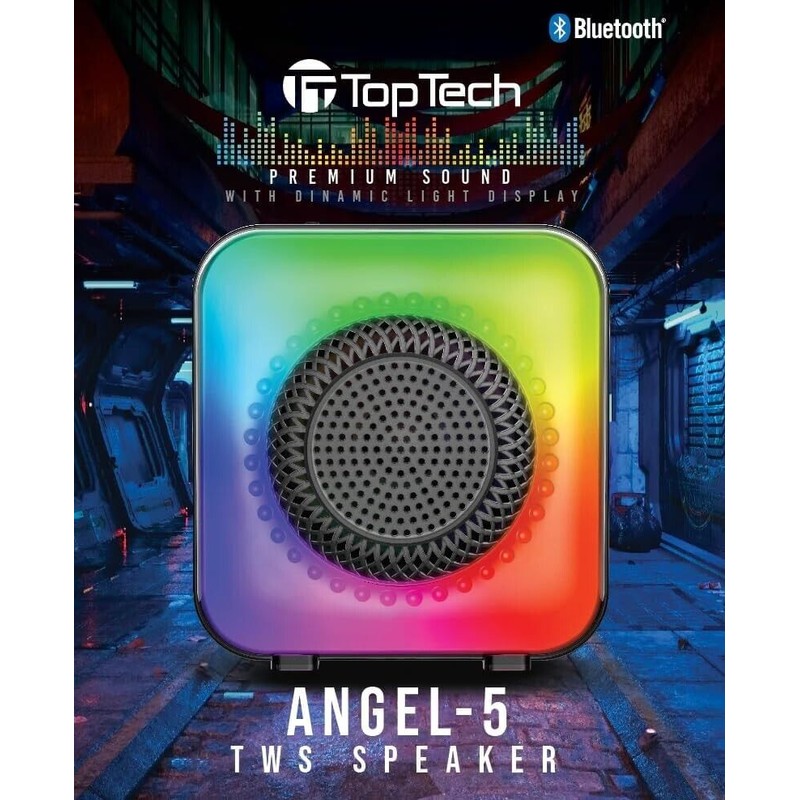 TopTech KC Republic Top Tech Audio Angel-5 Bluetooth Portable Speaker