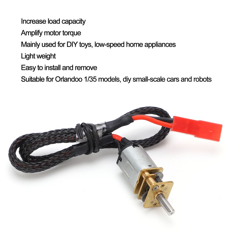 Speed Reduction Motor 50rpm LowNoise N20 1/35 Model Car General
