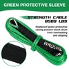 WROUGH 3/16 in x 50 ft Synthetic Winch Rope with