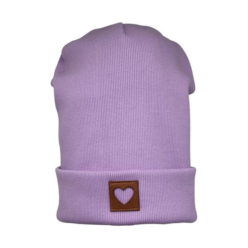 Smarilla Beanie Hat Girls Women Children Transition Hat Ribbed, lilac