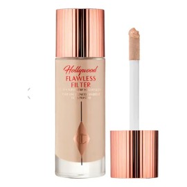 Base Charlotte Tilbury - Flawless Foundation Tono 4.5 - Medium - Beige Dorado Para Tonos De Piel Medios