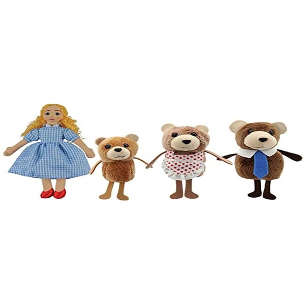 The Puppet Company - Goldilocks & The Three Bears Finger Puppets Set - PC006704