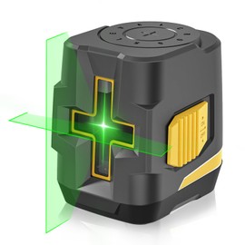 SAVSEC Green Laser Level with Self-Locking & Self-Leveling, IP55 Horizontal and Vertical Cross Line Laser Level for Home Decoration DIY and More