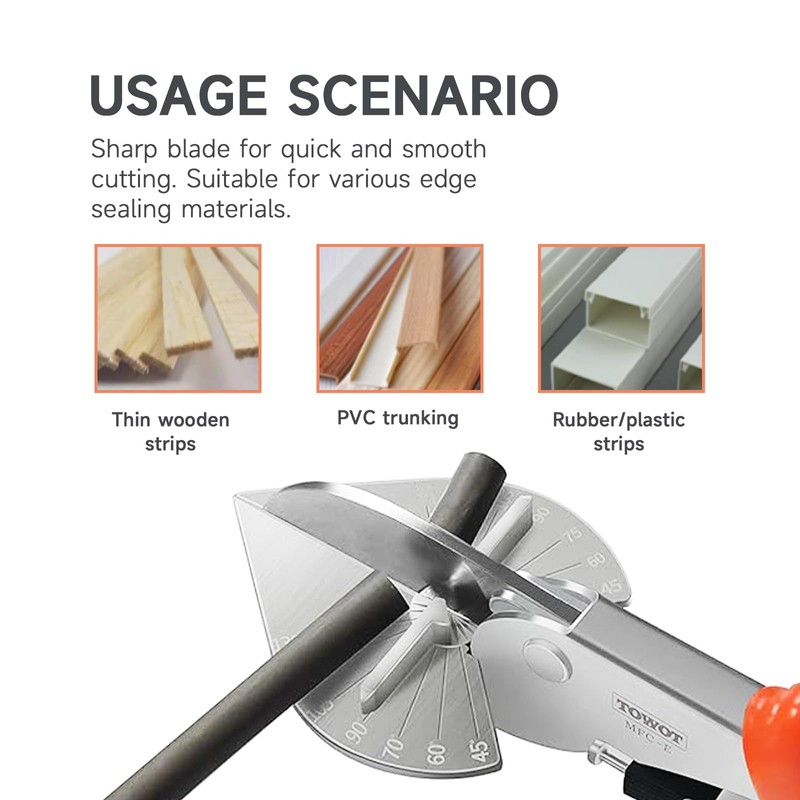 TOWOT Multi Angle Miter Shears, Angle Cutter Adjustable At 45