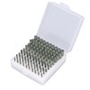 100Pcs Rubber Grinding Head Polishing Bit Various Sizes Accessory Set
