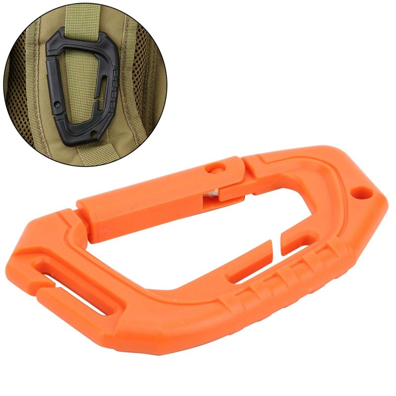 Demeras Climbing Carabiner Tactical Carabiner Clip 10PCS High Strength D-Ring