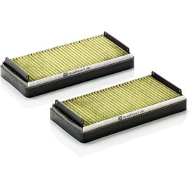 Original MANN-FILTER Interior Filter FP 2745-2 – FreciousPlus biofunctional pollen filter (set of 2) – For passenger cars