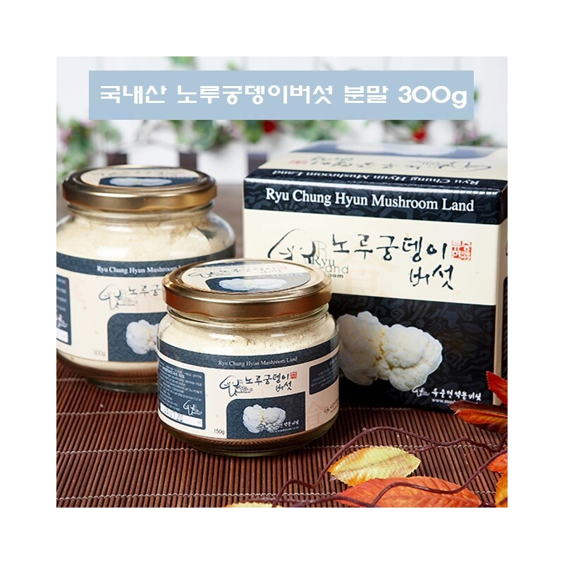 Lion's Mane Mushroom Powder Helicopter's Mane Mushroom 300g / 노루궁뎅이버섯