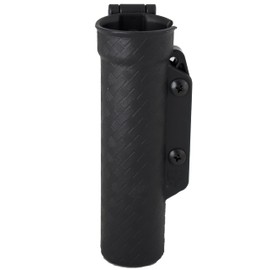Zero9 Holsters - Model 4044 Flashlight Case, Bezel Up 1, Case Fits Fury, Strion, HL-X, Pelican 7600 Lights (Black Basketweave, Molle Lok)