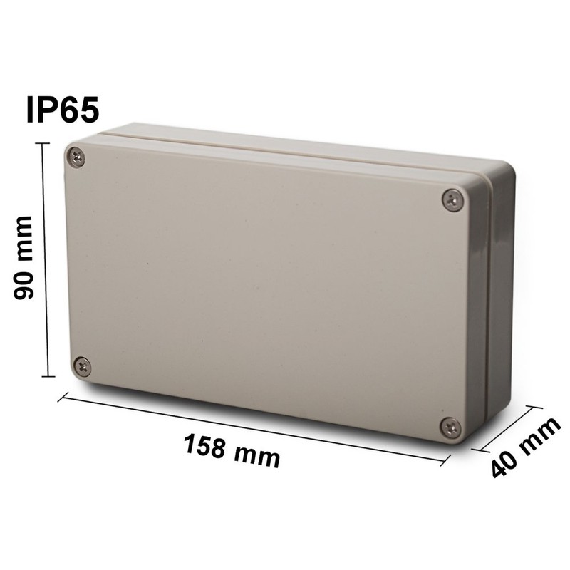 edi-tronic ABS Empty Housing 158 x 90 x 40 mm