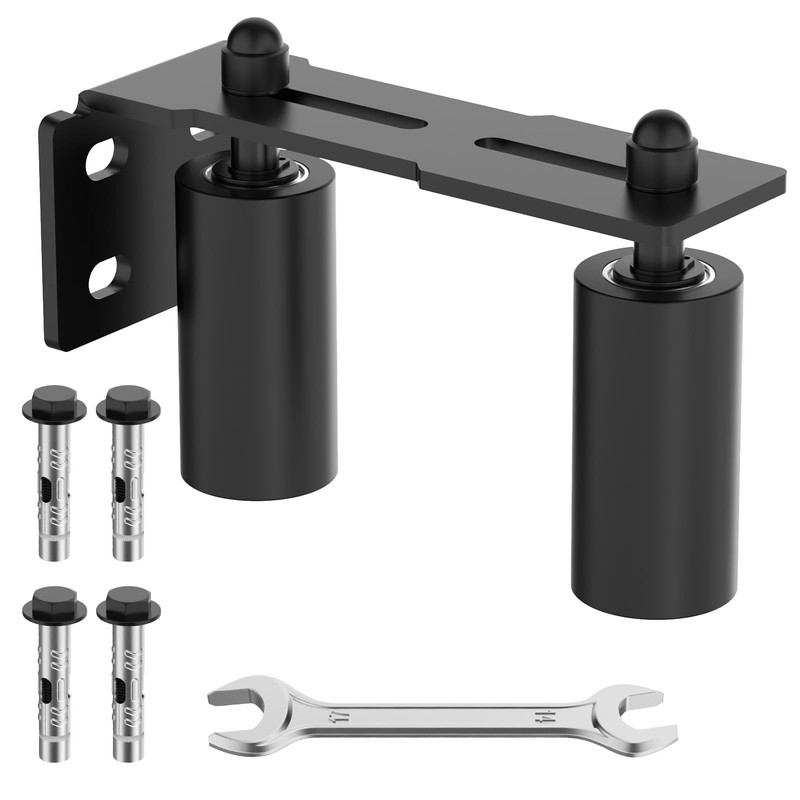 YogePote Heavy Duty Slide Gate Roller Guide with Steel L