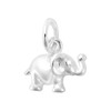 AeraVida Cute & Trendy Little Elephant .925 Sterling Silver Charm