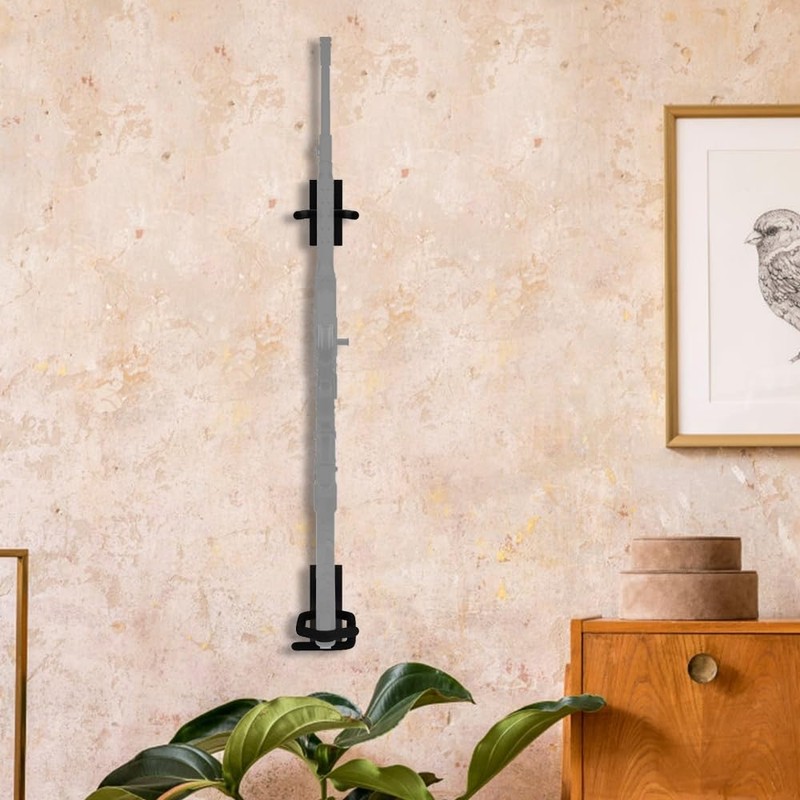 MiOYOOW Gun Rack Wall Mount Display, Adjustable Heavy Duty Shotgun