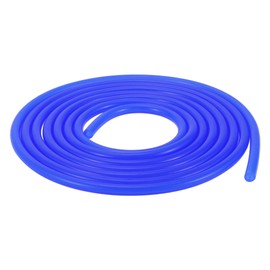 VekAuto 1 Pcs Silicone Vacuum Tubing Hose 10Ft 3/16" 4mm ID 2mm Thickness Automotive Vacuum Line High Temperature Blue 130PSI Max Pressure