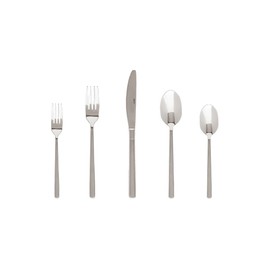 Safdie & Co. Flatware Silverware Cutlery Stainless Steel Utensils Service for 4, Include Knife/Fork/Spoon, 20 Piece Set, Mirror Polished
