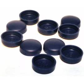 Pro Dec (PD) Screw Head Covers for #10 #12 M5 Flat Back Royal Blue #12/12-151 Set of 10