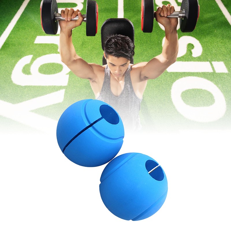 2pcs Dumbbell Grips Thick Silicone Barbell Grips Weight Bar Grips
