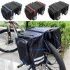 KLERICER Bike Rear Rack Double Pannier Bag, 30L Waterproof Bicycle