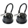 ToToT 2pcs 1/3HP-250W Refrigerator Thermal Overload Protector Compressor Replacement Part