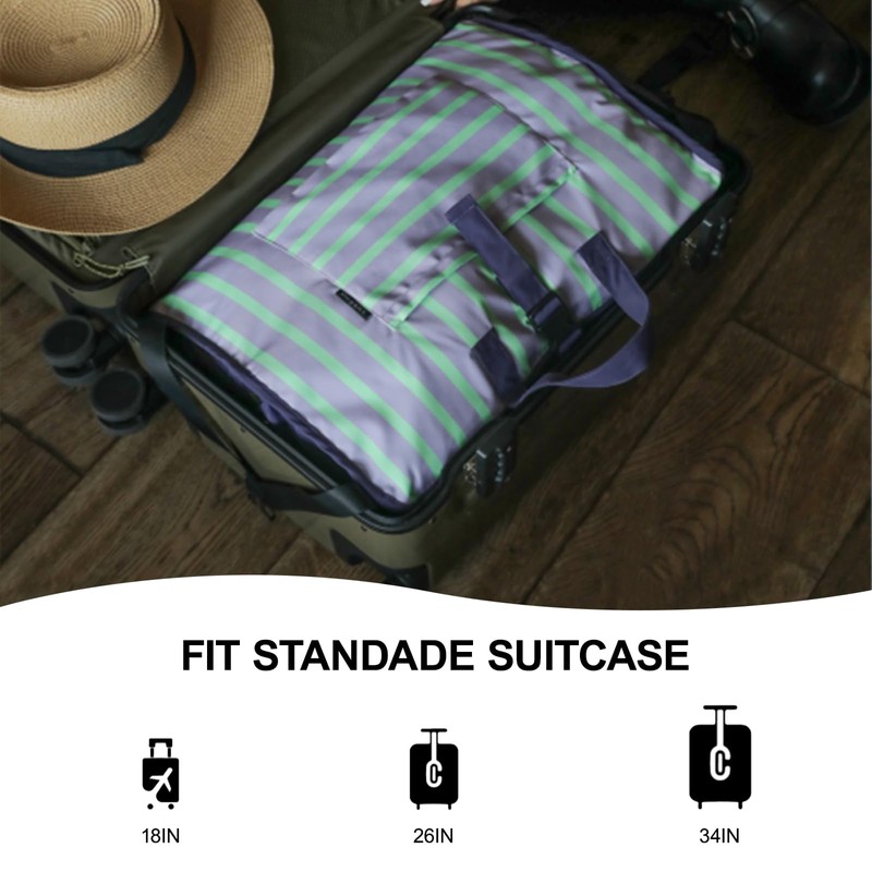SMQH Symqhe 4-in-1 Foldable Travel Packing Luggage Organizers for Travel