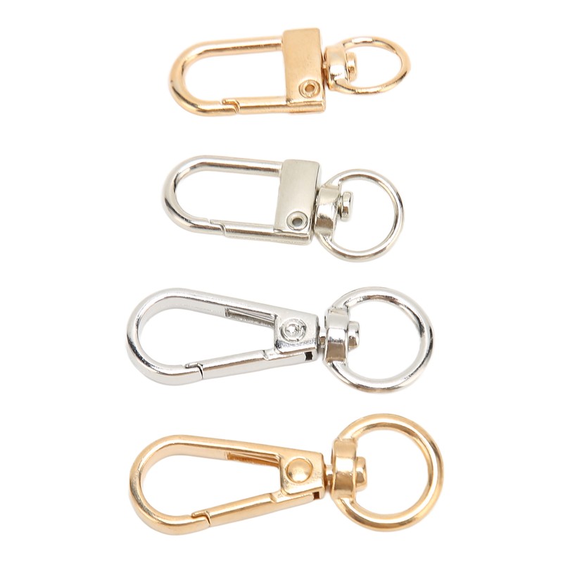 40Pcs Lobster Claw Clasps Zinc Alloy Gold Silver Color Glossy