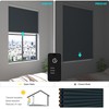 Changshade Motorized Cellular Shade 100% Blackout Compatible with Alexa Google