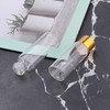 Ellbest 8pcs Glass Bottle 20ml Clear Glass Sample Vials Refillable