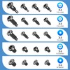 20Pcs Security Screws for Camera Doorbell Screws Replacement with Video