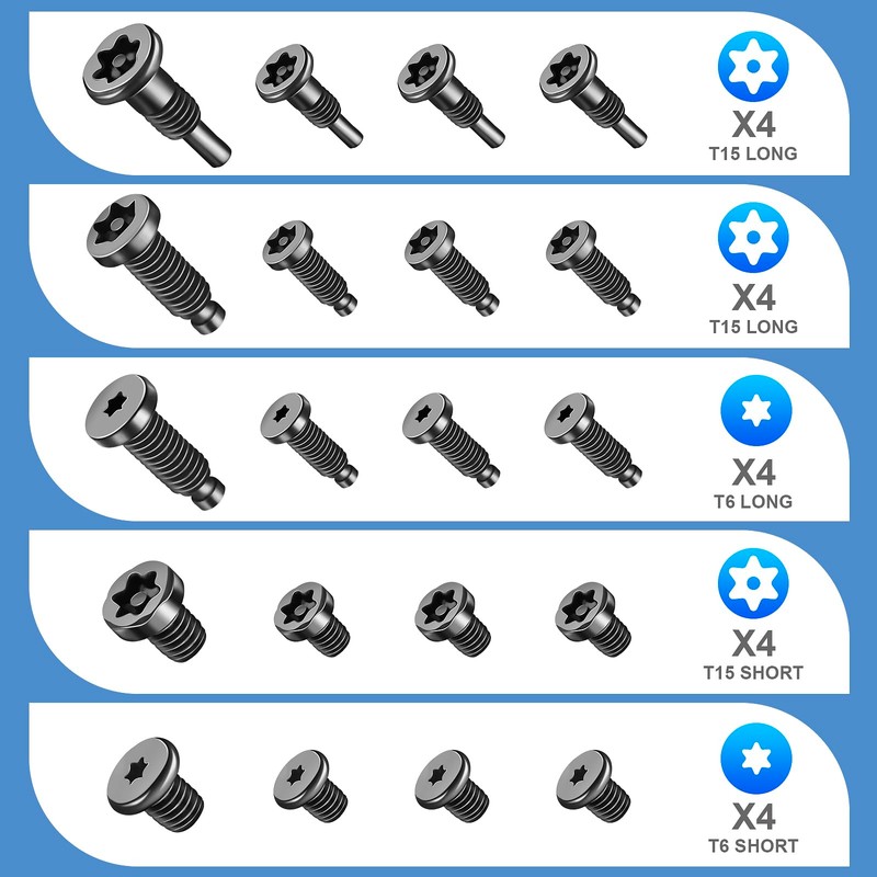 20Pcs Security Screws for Camera Doorbell Screws Replacement with Video