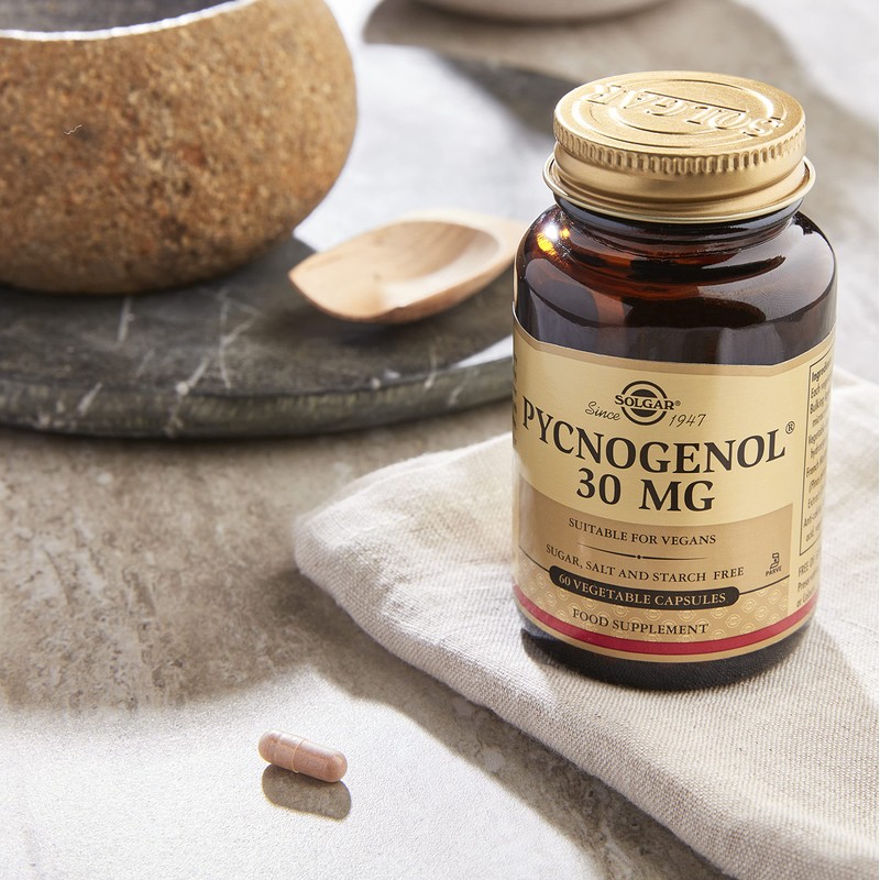 Solgar Pycnogenol 30 mg Vegetable Capsules - Pack of 30