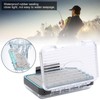 Fly Fishing Box PP Double Side Waterproof Flies Organized Storage