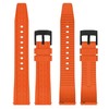 WOCCI 22mm Tropical Watch Strap, FKM Rubber Band, Quick Release,