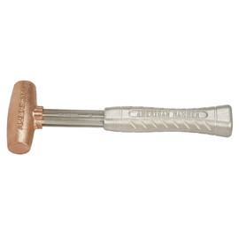 American Hammer AM2CUAG Sledge Hammer, 2 lb., 12" Copper/Aluminum, 3.5" Height, 1.5" Width, 12" Length