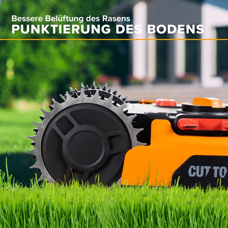 Robotic Lawnmower Spikes Traction Improvement for Worx Landroid Plus Models