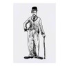 Azeeda Large 'Charlie Chaplin' Temporary Tattoos (TO00020591)