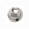 Shiwaki 4 Digital Combination disc Padlock Stainless Steel Rust Padlock