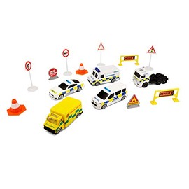 Maistro M12150 Maisto Fresh Metal Emergency Force Playset with Die-cast Vehicles, Multiple Colours