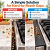 Silicone Stove Gap Covers for Kitchen – 2-Piece Heat-Resistant Gap