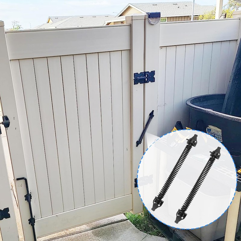 2 Pack 14 Inch Heavy Duty Self Closing Fence Gate
