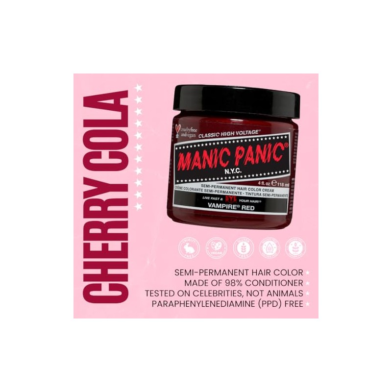 Manic Panic - Tinte De Pelo Clásico De Alto Voltaje,