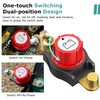 2 Packs Top Post Battery Disconnect Switch, 12V-48V Kill Switch