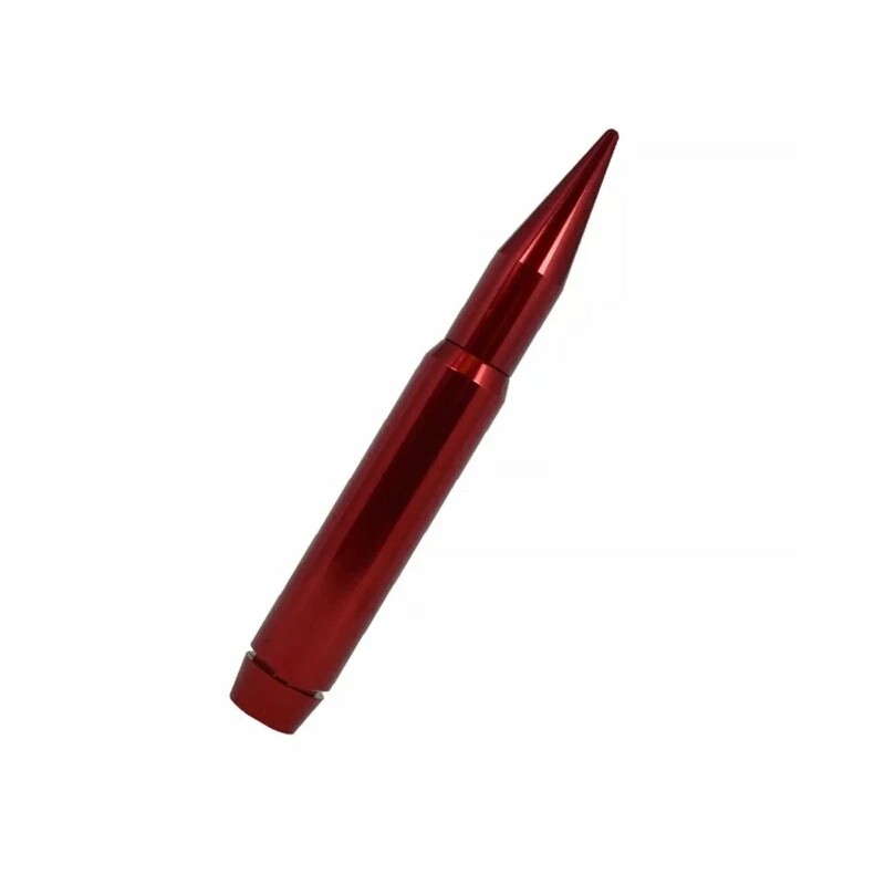 VMS RACING True Spike Anti-Theft 7 Inch Short Thick Red